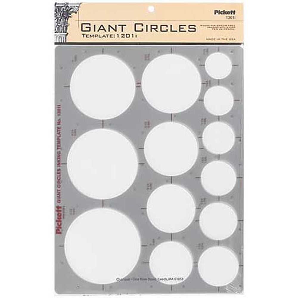 Pickett, Circles, Template, No. 1201I